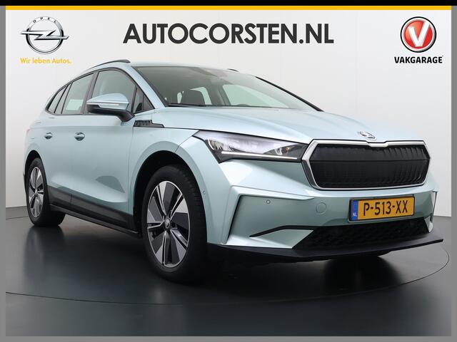 Skoda Enyaq iV 60 SOH 91% Trekhaak Camera P-Assist Apple Carplay Android Auto Navi Ecc Pdc Lmv Isofix Led Cruise Control Keyless Rijstrooksensor Verkeersbord detectie 1.000KG Trekgewicht