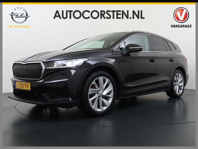 Skoda Enyaq iV 60 Trekhaak Elek.Achterklep Privacy Glas SOH 90% Keyless advanced Navi Ecc Apple Carplay Android Auto Pdc Comfort plus-pakket Lmv 20" Mirrorlink® Smartlink DAB Led 1e Eigenaar Origineel Nederlandse Auto