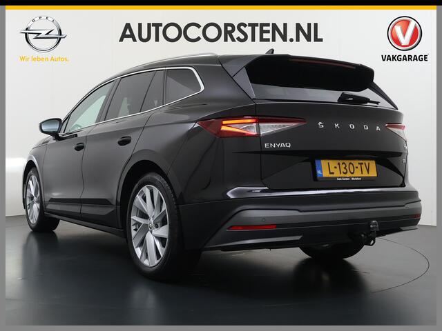Skoda Enyaq iV 60 Trekhaak Elek.Achterklep Privacy Glas SOH 90% Keyless advanced Navi Ecc Apple Carplay Android Auto Pdc Comfort plus-pakket Lmv 20" Mirrorlink® Smartlink DAB Led 1e Eigenaar Origineel Nederlandse Auto