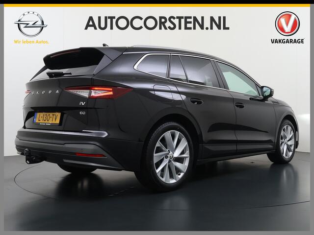 Skoda Enyaq iV 60 Trekhaak Elek.Achterklep Privacy Glas SOH 90% Keyless advanced Navi Ecc Apple Carplay Android Auto Pdc Comfort plus-pakket Lmv 20" Mirrorlink® Smartlink DAB Led 1e Eigenaar Origineel Nederlandse Auto