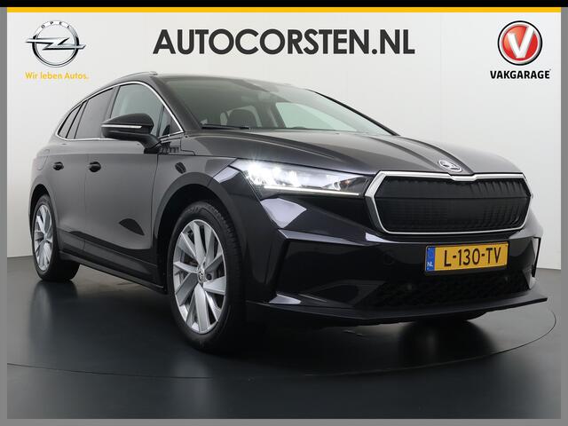 Skoda Enyaq iV 60 Trekhaak Elek.Achterklep Privacy Glas SOH 90% Keyless advanced Navi Ecc Apple Carplay Android Auto Pdc Comfort plus-pakket Lmv 20" Mirrorlink® Smartlink DAB Led 1e Eigenaar Origineel Nederlandse Auto