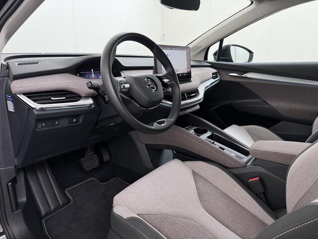 Skoda Enyaq iV 60 Trekhaak Elek.Achterklep Privacy Glas SOH 90% Keyless advanced Navi Ecc Apple Carplay Android Auto Pdc Comfort plus-pakket Lmv 20" Mirrorlink® Smartlink DAB Led 1e Eigenaar Origineel Nederlandse Auto