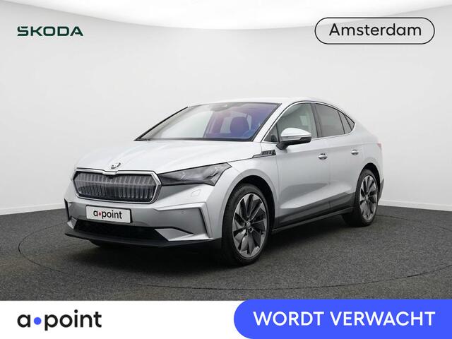 Skoda Enyaq iV Coupé 80 Business Edition Plus 204pk | Business Upgrade pakket | Panoramadak | Leder-pakket | Apple Carplay/Android Auto | Cruise control adaptief | Dodehoek detectie | Matrix LED koplampen | Navigatiesysteem full map | Voorstoelen verwarmd