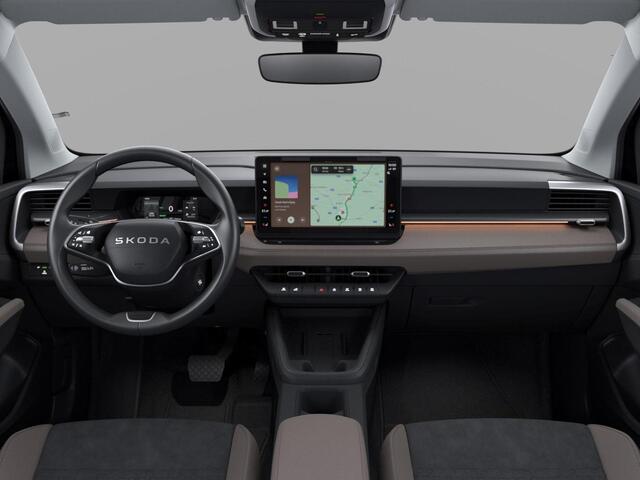 Skoda Epiq Business Launch Edition 56 kWh 211 pk | Suite Interieur | Light & View Pakket | Panorama Dak | Trekhaak | Velgen: 19" lichtmetalen velgen Lark, zwart