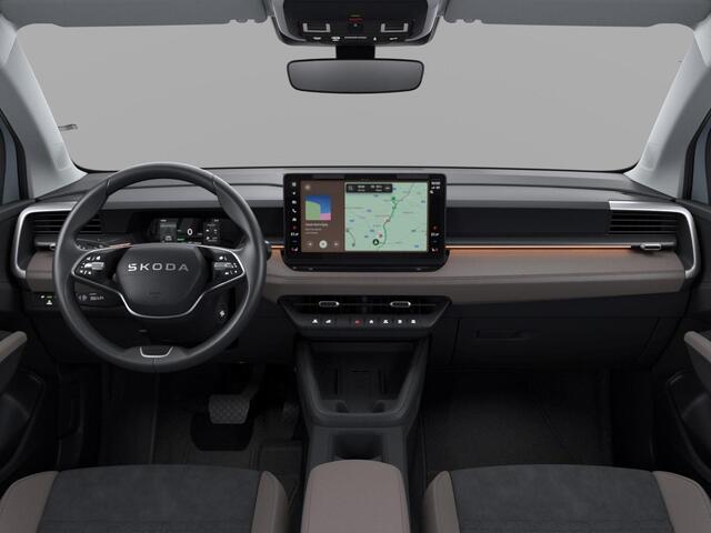 Skoda Epiq Business Launch Edition 56 kWh 211 pk | Suite Interieur | Light & View Pakket | Panorama Dak | Trekhaak | 19" lichtmetalen velgen Lark, zwart