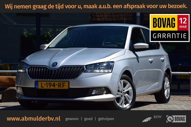 Skoda FABIA 1.0 TSI 96PK Ambition | Org. NL | BOVAG Garantie | Cruise & Climate Control | Parkeersensoren | 15'' Velgen | Apple Carplay/ Android Auto | LED Dagrijverlichting |