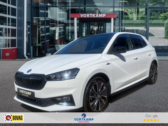Skoda FABIA 1.0 TSI DSG MONTE CARLO GLAS-DAK/CAMERA/CRUISE/CARPLAY/STOELVERW