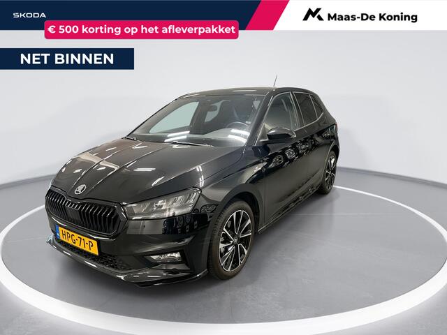Skoda FABIA 1.0 TSI 115pk DSG Monte Carlo · Camera · keyless · Apple/Android Car Play · Stoelverwarming · P-Sensoren · 17'' Inch · Garantie t/m 19-05-2029 of 100.000km