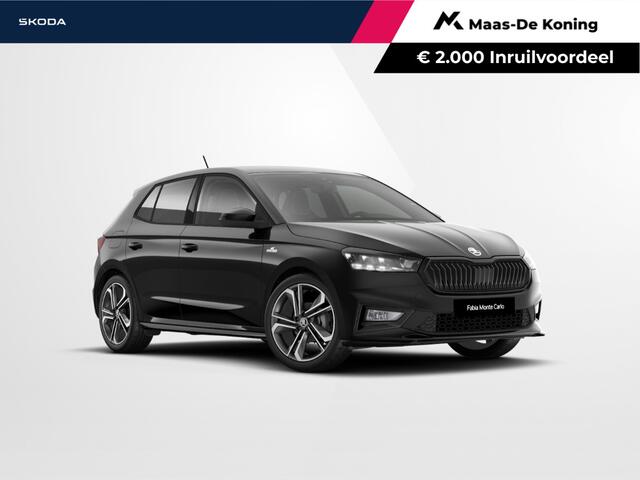 Skoda FABIA Monte Carlo 1.0 TSI 115 PK DSG | 18 inch Libra | Licht en Zicht Plus | Travel Assist | Verwarmde stoelen voor