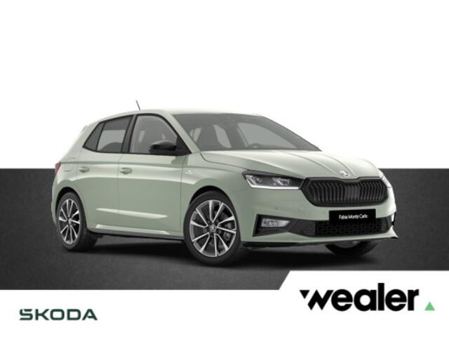 Skoda FABIA Fabia Monte Carlo 1.0 TSI 115 PK DSG | Automaat | Full Led | Adatieve cruise control | 17" Lichtmetalen velgen |
