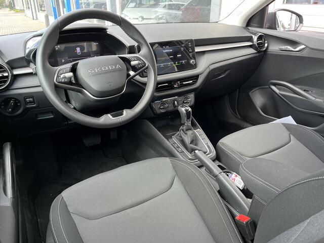 Skoda FABIA 1.0 TSI Selection / GARANTIE TM 07-2029/ AUTOMAAT/ SMARTLINK/ PARKEERSENSOREN/ CRUISE CONTROL/ DIGITAL DASHBOARD/ KEYLESS/ DAB/ AIRCO/ 15'' LMV