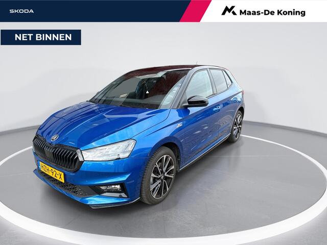 Skoda FABIA 1.0 TSI 115pk DSG Monte Carlo · Camera · Keyless · Apple/Android Car Play · Stoelverwarming · Sportstoelen · 17"Velgen · Garantie t/m 14-08-2029 of 100.000km