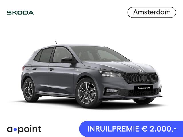 Skoda FABIA Monte Carlo 1.0 TSI 95 pk 5 versn. Hand | Verwarmbare voorstoelen | ACC | Hill start