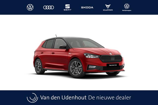 Skoda FABIA 1.0 TSI Greentech 95 5MT Monte Carlo | Achteruitrijcamera | Cruise control met speedlimiter | Driver Activity Assistant, vermoeidheid waarschuwingssysteem