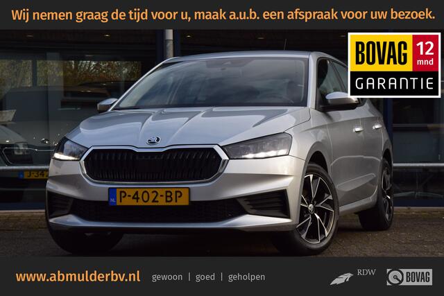 Skoda FABIA 1.0 TSI 96PK Ambition | Rijklaar incl. BOVAG Garantie | Org. NL | 16'' Velgen | All Season Banden | Navigatie | LED Koplampen | PDC Achter | AppleCarplay/AndroidAuto | Airco | DAB |