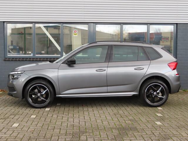 Skoda Kamiq 1.0 TSI Monte Carlo DSG | trekhaak wegklapbaar | stoelverwarming | voorruitverwarming | adaptive cruise + dpde hoek detectie | panodak | camera |