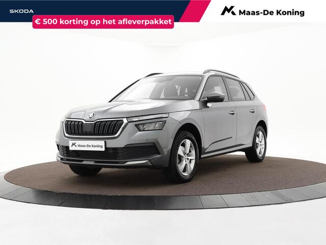 Skoda Kamiq 1.0 TSI 110pk Ambition · Apple/Android Car Play · Airco · P-Sensoren · Cruise Control · Getint Glas · 16'' Inch · Garantie t/m 12-11-2027 of 100.000km