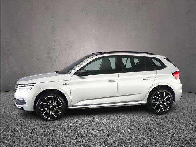 Skoda Kamiq Monte Carlo 1.0 TSI 110pk DSG Automaat Panoramadak, Achteruitrijcamera, Cruise control, Verwarmde voorruit, LED koplampen, Stoelverwarming, Parkeersensoren