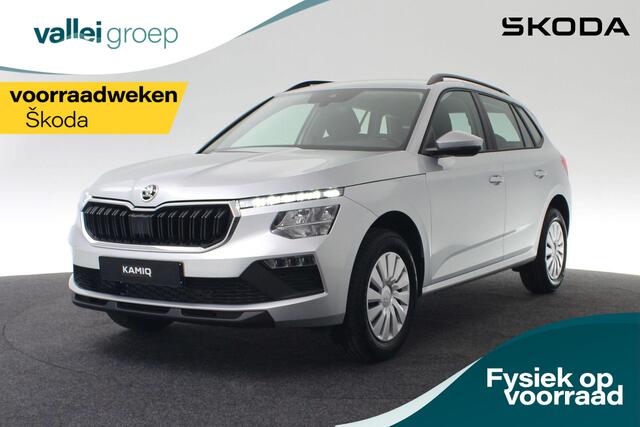 Skoda Kamiq Essence 1.5 TSI 115PK | Parkeersensoren achter | Infotainment scherm 8,25 inch | Draadloze Apple Carplay/Android Auto | 8 inch digitaal instrumentenpaneel | Verkeersborden herkenning | Cruise Control | LED verlichting