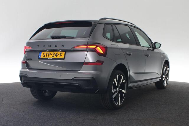 Skoda Kamiq Monte Carlo 1.0 TSI 85 kW / 115 pk | Panoramadak | Camera | Stoelverwarming | 18 inch | Keyless Entry | Elektrische Kofferklep | Draadloos Apple Carplay/Android Auto
