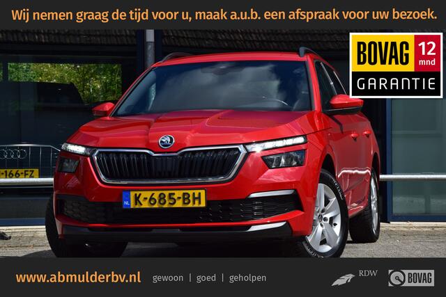 Skoda Kamiq 1.0 TSI Sport Business DSG Automaat | Org. NL | BOVAG Garantie | Camera | Full LED | Cruise&Climate Control | Dodehoekdetectie | Apple Carplay/Android Auto |