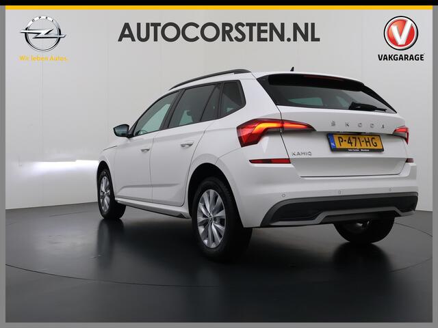 Skoda Kamiq 1.0TSI 1/2 Leder Elek.Stoel+Verwarmd Apple Camera Android Auto Navi Ecc Camera Cruise Control Pdc Business Edition Draadloze Tel.lader Lmv 16" Isofix Voorruitverwarming DAB Led 1e Eigenaar Origineel Nederlandse Auto