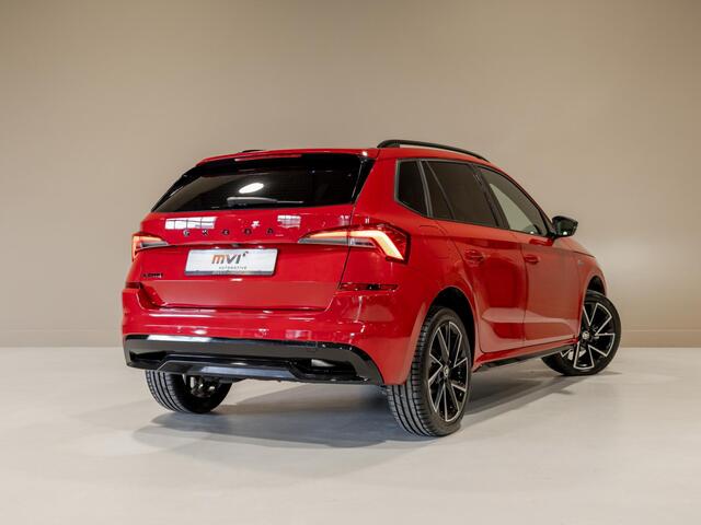 Skoda Kamiq 1.0 TSI Monte Carlo / 110pk / Panorama dak / Achteruitrij camera / Adaptieve cruise control /