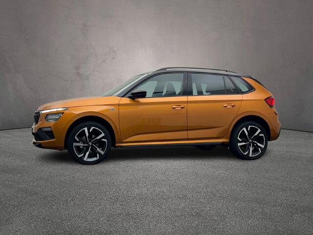 Skoda Kamiq 1.0 TSI Monte Carlo 115pk DSG Automaat, Trekhaak, Panoramadak, Stoelverwarming, Adaptive cruise control, LED matrix koplampen, Achteruitrijcamera, Apple CarPlay/Android Auto, Elektrische achterklep
