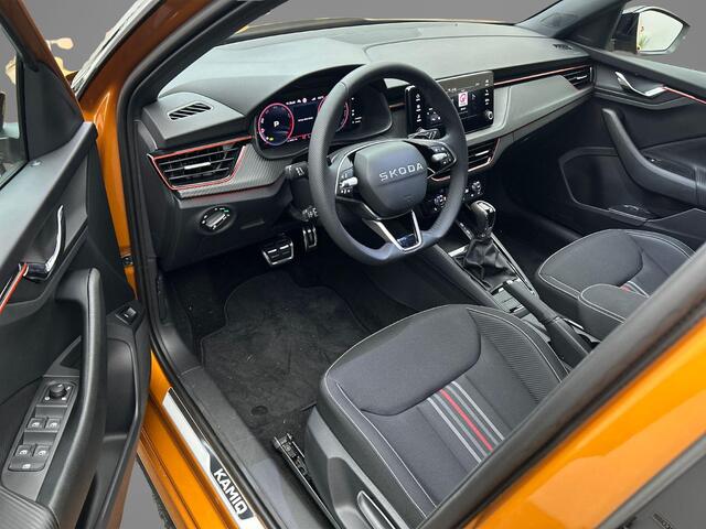 Skoda Kamiq 1.0 TSI Monte Carlo 115pk DSG Automaat, Trekhaak, Panoramadak, Stoelverwarming, Adaptive cruise control, LED matrix koplampen, Achteruitrijcamera, Apple CarPlay/Android Auto, Elektrische achterklep