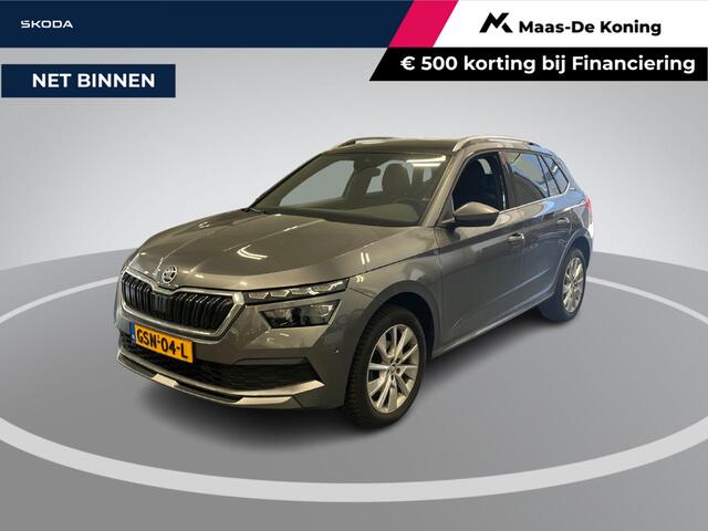 Skoda Kamiq 1.0 TSI 110pk DSG Business Edition · Camera · Trekhaak · Panoramadak · Apple/Android Car Play · Stoelverwarming · Clima · Navigatie · P-Sensoren · 17'' Inch ·