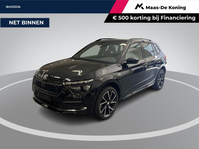 Skoda Kamiq 1.0 TSI 110pk DSG Sport Business · Camera · Panoramadak · Keyless · Apple/Android Car Play · Elek. Achterklep · Stoelverwarming · Draadloze Telefoonlader ·