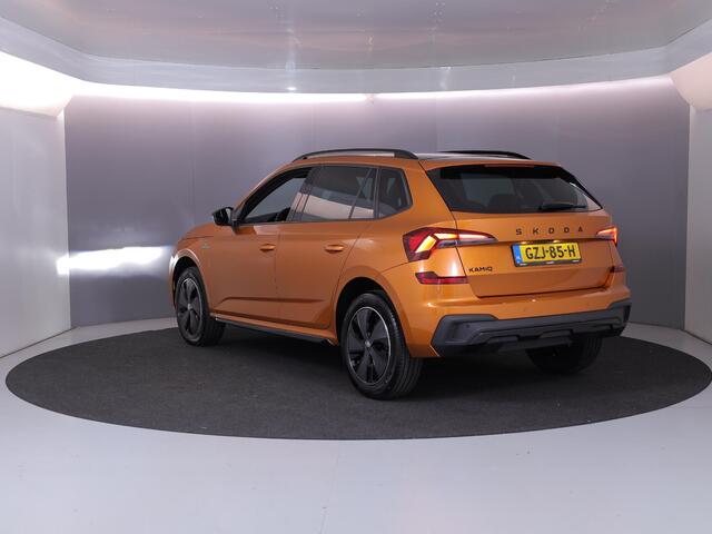 Skoda Kamiq Monte Carlo 1.0 85 kW 115 pk | Verlengde garantie | Navigatie via App | Panoramadak | Parkeersensoren | Achteruitrijcamera | Apple Carplay/Android Auto | Stoelverwarming |