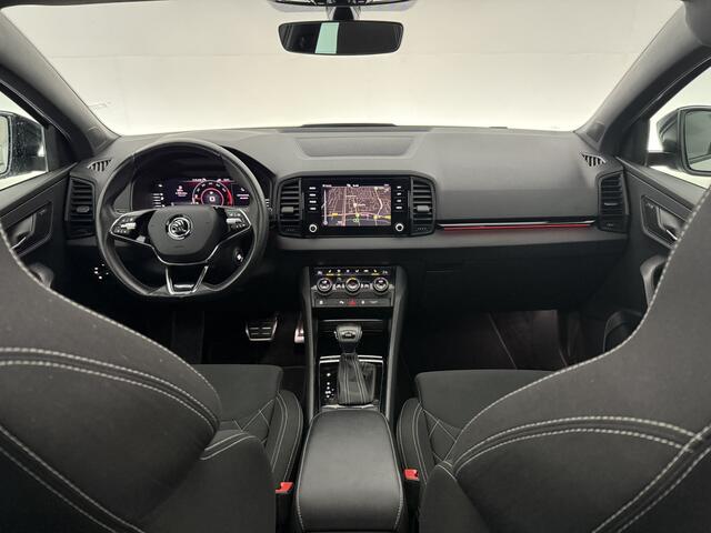 Skoda Karoq 1.5 TSI ACT 150PK Sportline DSG Pano LED Sfeer Trekhaak Virtual Canton-Audio Camera Carplay Cruise Clima Navi 19"LMV