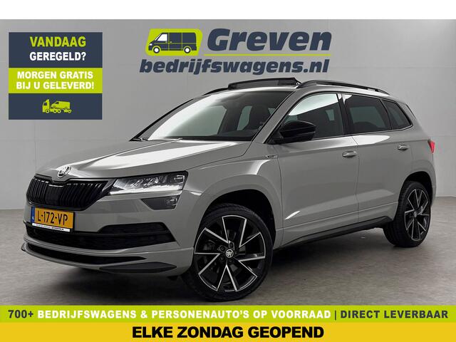 Skoda Karoq 1.5 TSI ACT 150PK Sportline Pano Sfeer Carplay Virtual Camera LED Clima Cruise Navi PDC 19''LMV