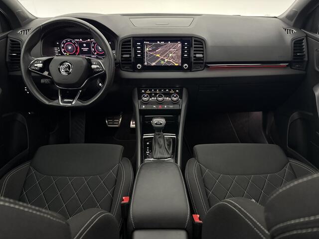 Skoda Karoq 1.5 TSI ACT 150PK Sportline Pano Sfeer Carplay Virtual Camera LED Clima Cruise Navi PDC 19''LMV