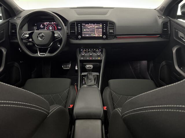 Skoda Karoq 1.5 TSI ACT 150PK Sportline DSG Pano Sfeer Trekhaak LED Virtual Camera Carplay Clima Cruise Navi PDC 19"LMV