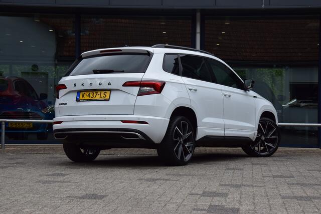 Skoda Karoq 1.5 TSI 150PK ACT Sportline Business DSG Automaat | Org. NL | BOVAG Garantie | 19'' Velgen | Virtual Cockpit | Achteruitrijcamera | Stoel/Stuur&Voorruitverwarming |