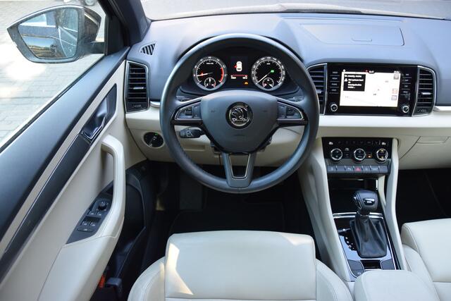 Skoda Karoq 1.5 TSI 150PK ACT Business Edition DSG Automaat | Org. NL | BOVAG Garantie | Lederen bekleding | Stoelverwarming | Stuurverwarming | Full LED koplampen |