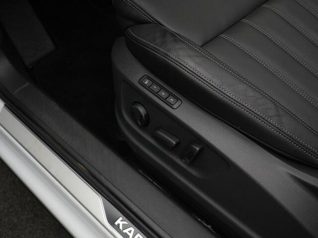 Skoda Karoq 1.5 TSI ACT 150 pk DSG Sportline Business | Panoramadak | Trekhaak | Standkachel | Leder | Navigatie Columbus | Geheugenstoelen | Adaptief onderstel