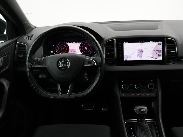Skoda Karoq 1.5 TSI ACT 150 PK DSG AUT. SPORTLINE STEEL GREY + VIRTUAL COCKPIT | TREKHAAK | CAMERA | ADAPTIVE CRUISE