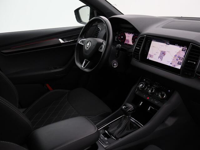 Skoda Karoq 1.5 TSI ACT 150 PK DSG AUT. SPORTLINE STEEL GREY + VIRTUAL COCKPIT | TREKHAAK | CAMERA | ADAPTIVE CRUISE