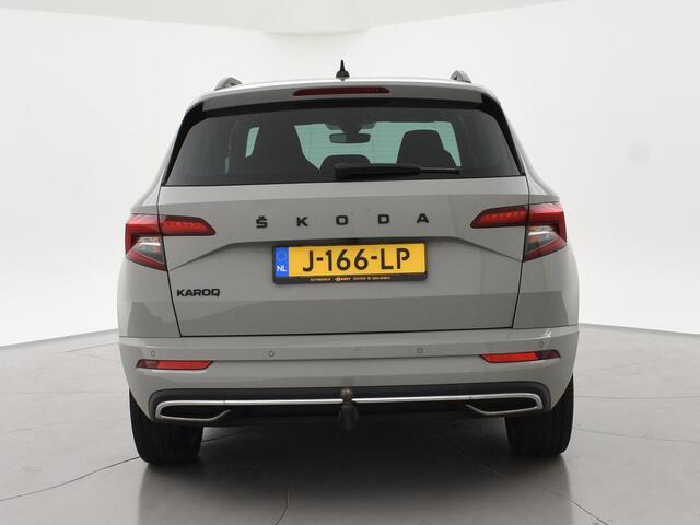 Skoda Karoq 1.5 TSI ACT 150 PK DSG AUT. SPORTLINE STEEL GREY + VIRTUAL COCKPIT | TREKHAAK | CAMERA | ADAPTIVE CRUISE