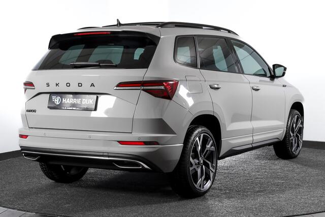 Skoda Karoq 1.5 TSI 150 PK ACT Sportline Business - Automaat | S/K-Panodak | Columbus pakket | Dig. Cockpit | Adapt. Cruise | Elek. Klep | Stuur-+Stoelverw. | Camera | NAV+App. Connect | ECC | LED | LM 19" | 3797