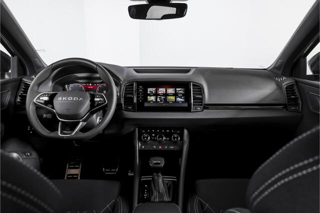 Skoda Karoq 1.5 TSI 150 PK ACT Sportline Business - Automaat | S/K-Panodak | Columbus pakket | Dig. Cockpit | Adapt. Cruise | Elek. Klep | Stuur-+Stoelverw. | Camera | NAV+App. Connect | ECC | LED | LM 19" | 3968