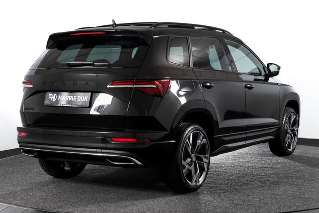Skoda Karoq 1.5 TSI 150 PK ACT Sportline Business - Automaat | S/K-Panodak | Columbus pakket | Dig. Cockpit | Adapt. Cruise | Elek. Klep | Stuur-+Stoelverw. | Camera | NAV+App. Connect | ECC | LED | LM 19" | 3598