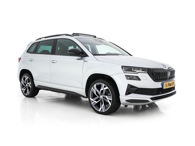 Skoda Karoq 1.5 TSI ACT Sportline Business Aut. *PANO | DIGI-COCKPIT | ADAPTIVE-CRUISE | FULL-LED | BLIND-SPOT | HEATED-SPORTSEATS | CAMERA | AMIENT-LIGHT | NAVI-FULLMAP | KEYLESS | DAB+ | SHIFT-PADDLES | PRIVACY-GLASS | 19''ALU*