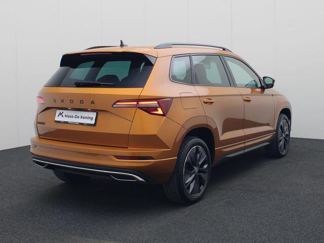 Skoda Karoq 1.5TSI/150PK ACT Sportline DSG · Navigatie · Trekhaak · Apple/Android Car Play · Camera · Garantie tot maart 2029 of 60000km.