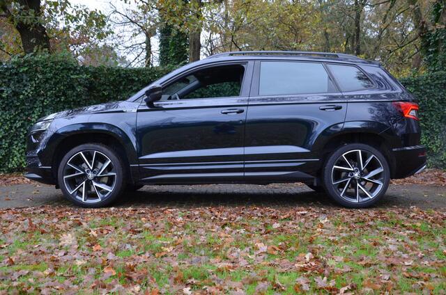 Skoda Karoq 1.5 TSI ACT Sportline Business Navi/Audio installatie premium/Led/Pdc/Ecc/Stoelverwarming/Virtual Cockpit/Achteruitrijcamera/Cr-Control adaptief/Extra getint glas