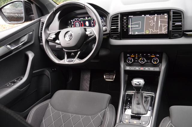 Skoda Karoq 1.5 TSI ACT Sportline Business Navi/Audio installatie premium/Led/Pdc/Ecc/Stoelverwarming/Virtual Cockpit/Achteruitrijcamera/Cr-Control adaptief/Extra getint glas