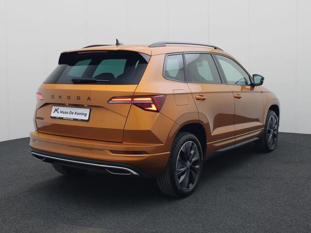 Skoda Karoq 1.5TSI/150PK ACT Sportline DSG · Navigatie · Trekhaak · Apple/Android Car Play · Camera · Einde garantie 11-03-2029 of 60000km.
